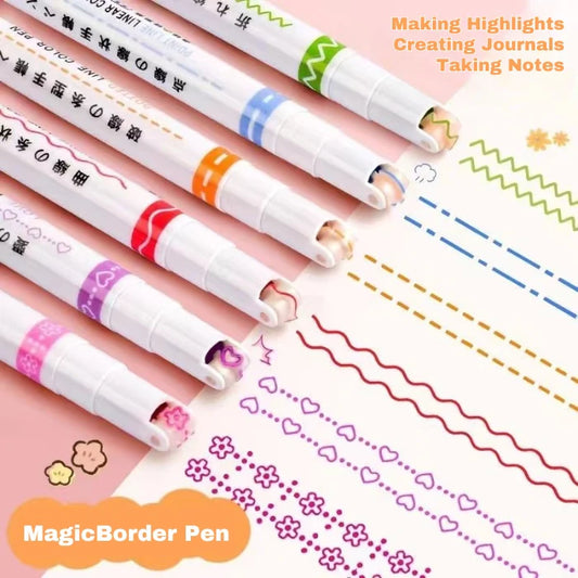 Bolígrafo MagicBorder - Marcadores Magicos Figuras X6 Und
