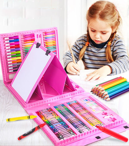 Mega set de arte de 208 Piezas para Niños o Niñas