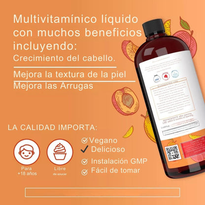 Maryruth's Multivitaminico para el crecimiento del cabello y brillo de la piel