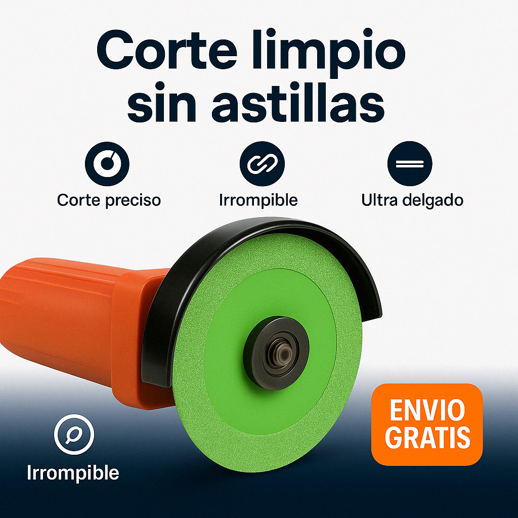 Disco Corte Diamante Para Losas De Roca Y Vidrio