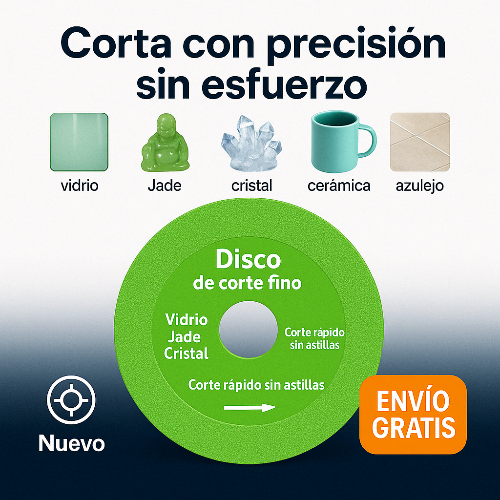 Disco Corte Diamante Para Losas De Roca Y Vidrio