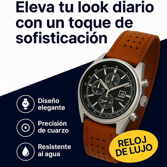 RELOJ PREMIUM CORREA DE CUERO
