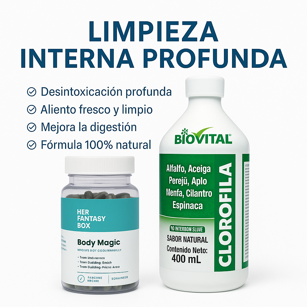 Combo Detox BODY MAGIC + CLOROFILA X400ML