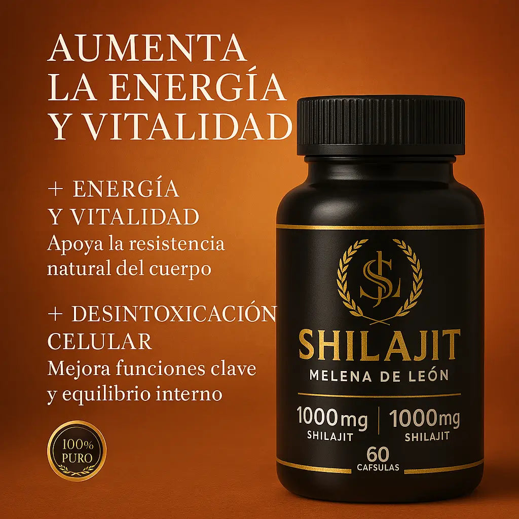 Shilajit + Melena de León en Capsulas