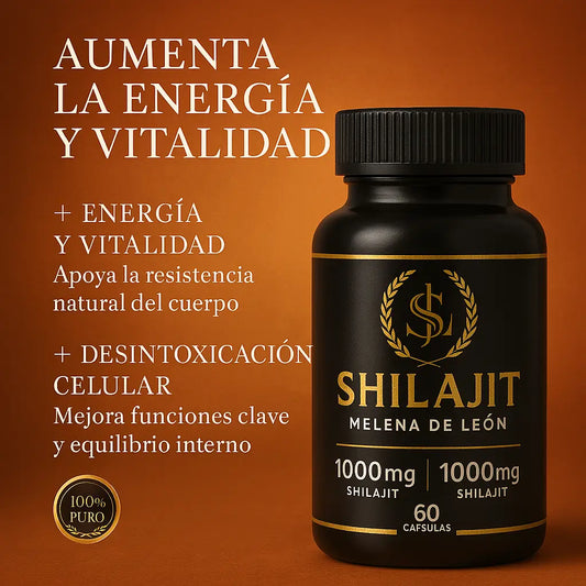 Shilajit + Melena de León en Capsulas