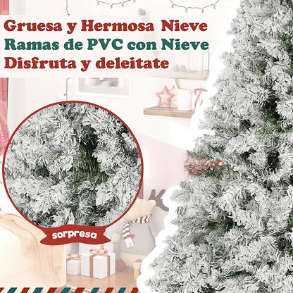 Árbol de Navidad Nevado 1.6 M – Realismo invernal