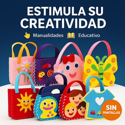 Kit de costura para niños - Aguja de seguridad y tela de fieltro