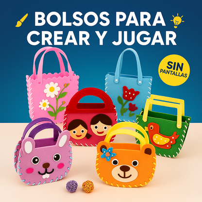 Kit de costura para niños - Aguja de seguridad y tela de fieltro