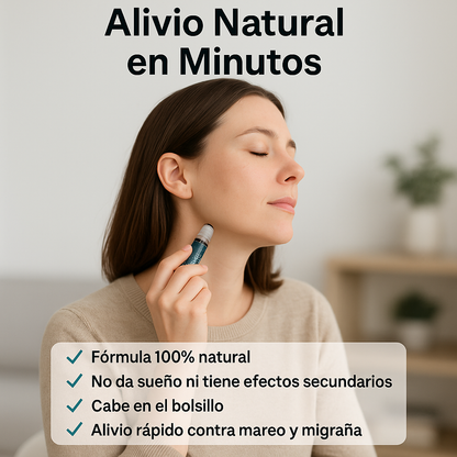 Soporte natural y de acción rápida para vértigo y mareos - Roll-on Antimareos
