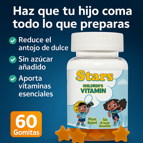 Gomitas Multivitamínicas para niños - Aumenta su apetito y fortalece su crecimiento