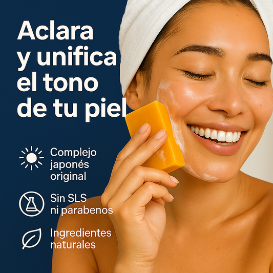 Jabón de Cúrcuma Corrector de Manchas Oscuras, cicatrices y acné || Paquete x 2 Unidades