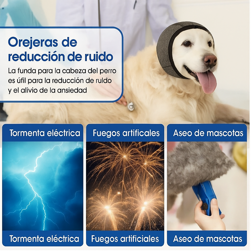 Orejeras con cancelación de ruido - Protección auditiva ajustable