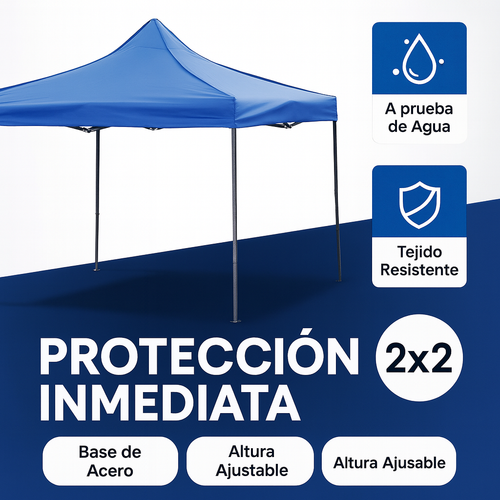 Carpa Plegable 2x2 Azul