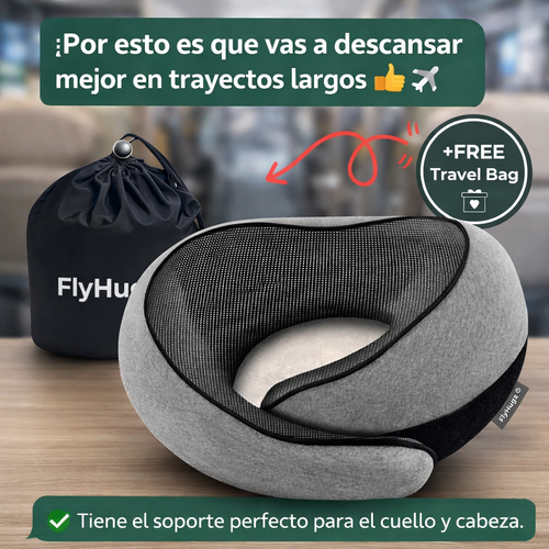 Almohada de viaje FlyHugz®