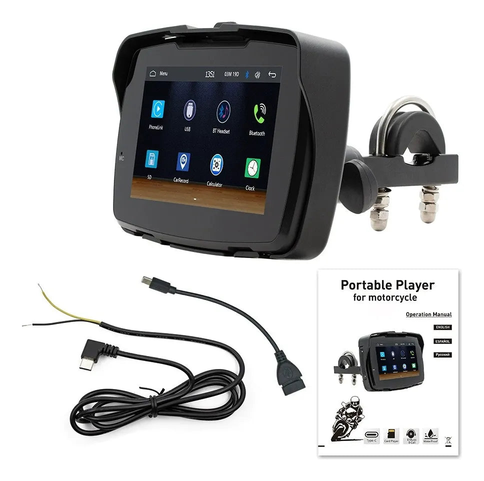 Navegador Para Moto Pantalla Táctil GPS