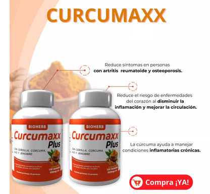 Curcumaxx Plus Anti inflamario 100g (2 unidades)