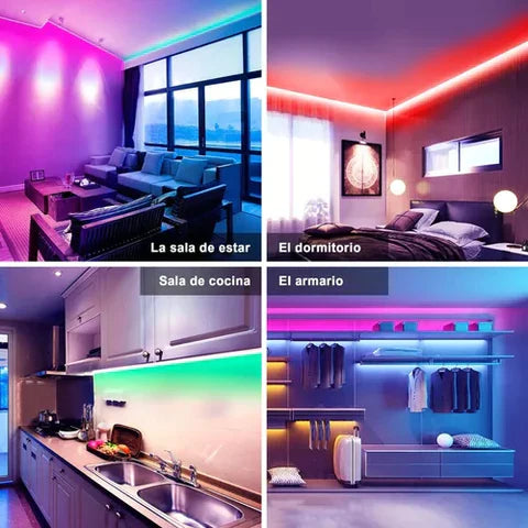 TIRA LED NAVIDEÑO INTELIGENTE DE 5 METROS + ENVÍO GRATIS