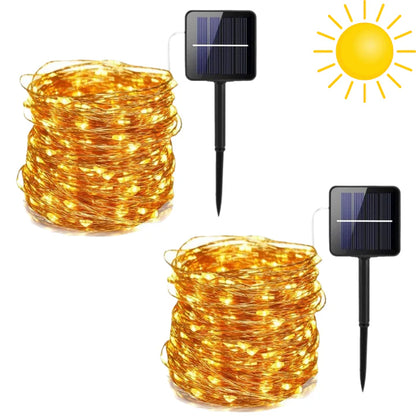 Luces Led De Navidad Solares 300 Leds A Prueba De Agua