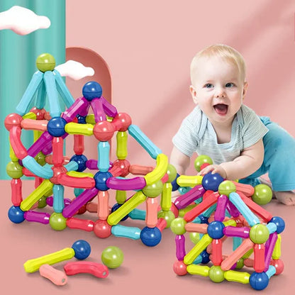 MagneticKIDS® Palos Magnéticos Juego de Construcción para Niños (36 Piezas)