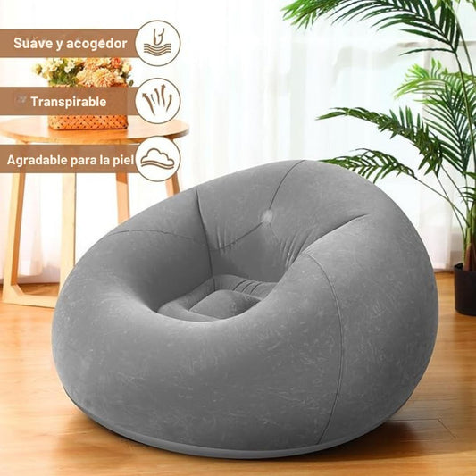 Sillon Confortable Inflable -  Ideal para Sala de Estar y Camping al Aire Libre