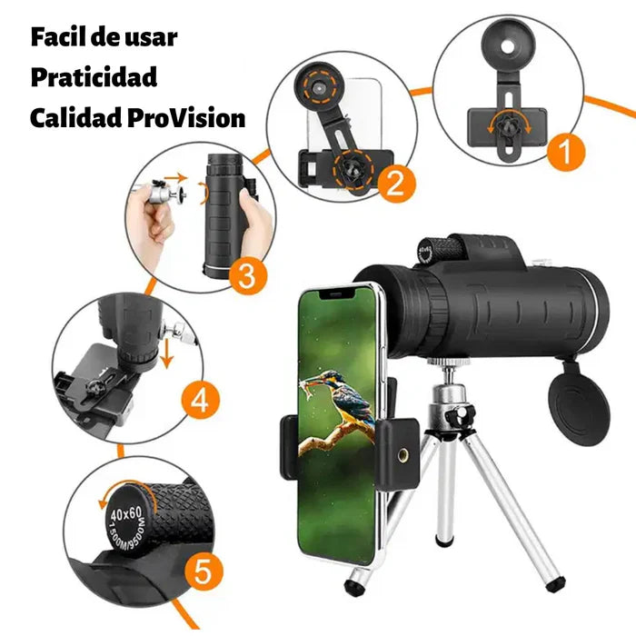 🔭Telescopio monocular - Alta potencia, alcance de +8km