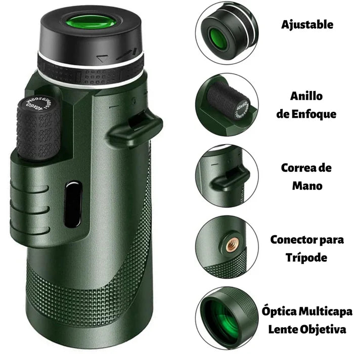 🔭Telescopio monocular - Alta potencia, alcance de +8km