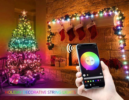 TIRA LED NAVIDEÑO INTELIGENTE DE 5 METROS + ENVÍO GRATIS