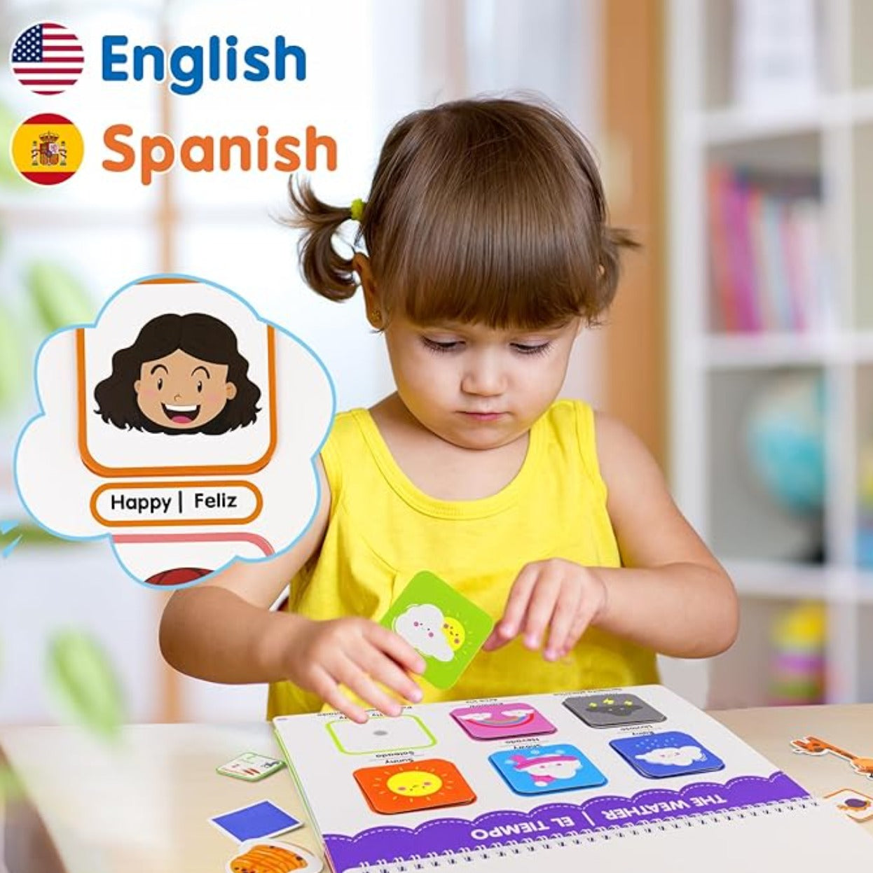 Busy Book - Libro Educativo Interactivo [PARA NIÑOS DE 1 A 9 AÑOS DE EDAD]