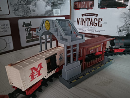 Tren eléctrico para árbol de Navidad con motor 21 piezas