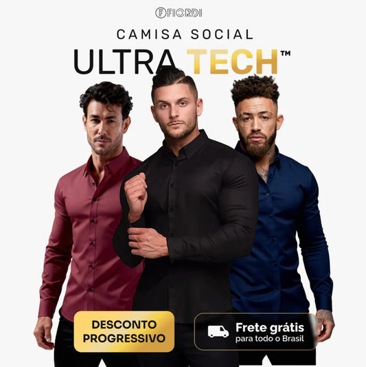 ULTRATECH Camisa social manga larga