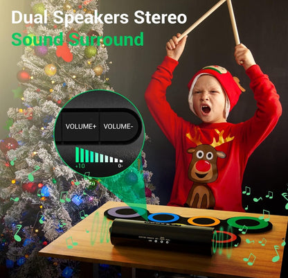 Batería eléctrica con altavoz integrado 7 almohadillas