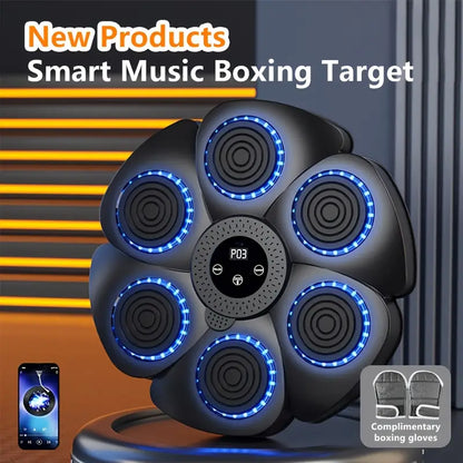 Máquina de Boxeo Musical Megelin + Guantes de Boxeo GRATIS