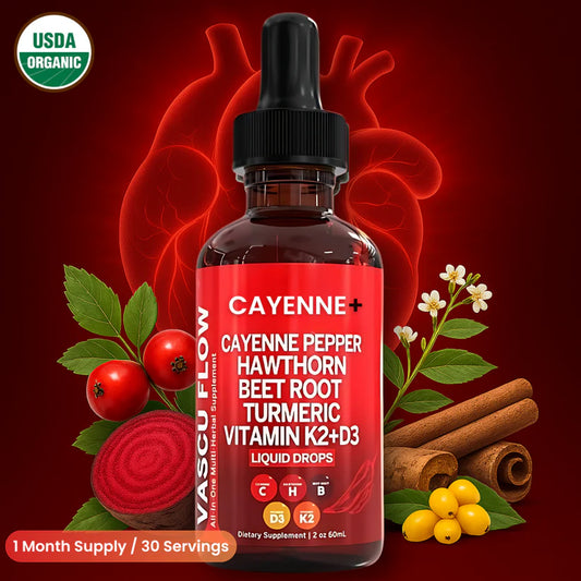 Gotas De Pimienta Cayenne Suplemento Líquido Para Mejorar la Circulacion