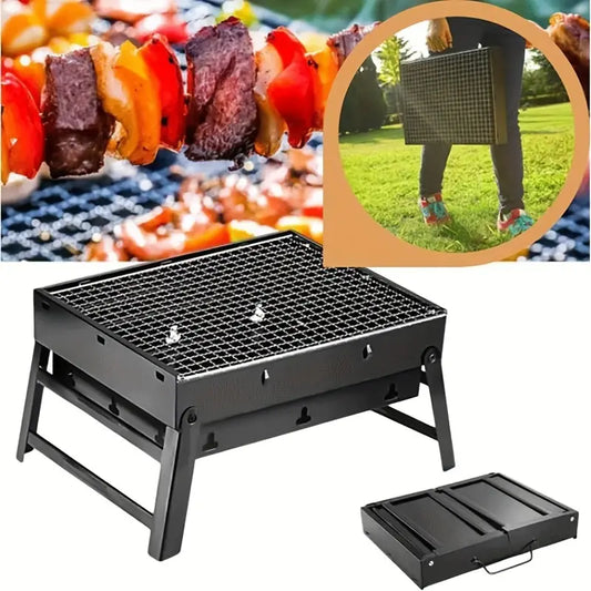 Parilla de Carbon Portatil de Acero Inoxidable