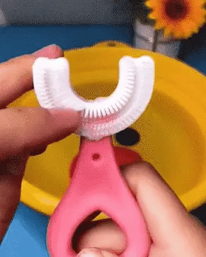 Cepillo de dientes en forma de U para niños (2X1)