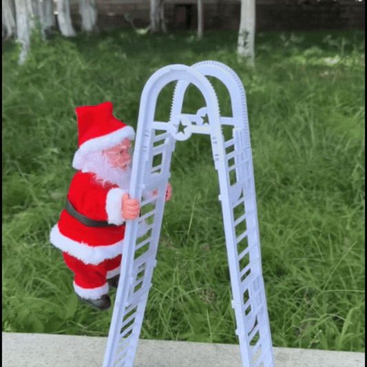 Escalera eléctrica divertido Papá Noel escalador con música