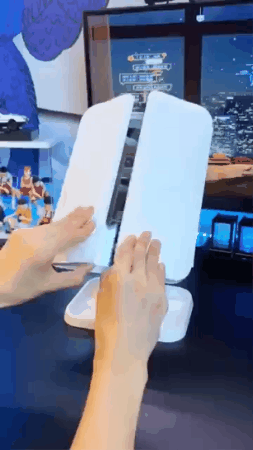 BeautyGlass || Espejo de maquillaje de tres pliegues con LUZ LED