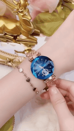 SENO® Reloj Pulsera De Cuarzo Con Diamantes De Lujo Para Dama