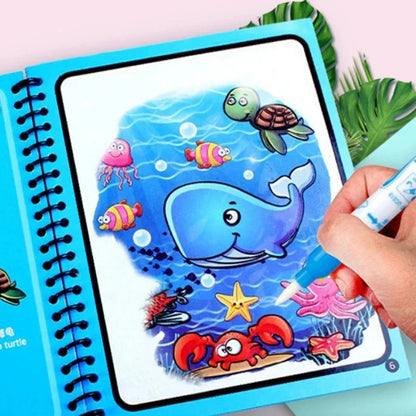 PACK X 3 || Libros mágicos para colorear con agua