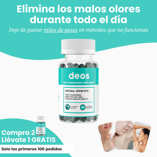 DEOS® Desodorante Interno| Elimina los malos olores durante todo el día